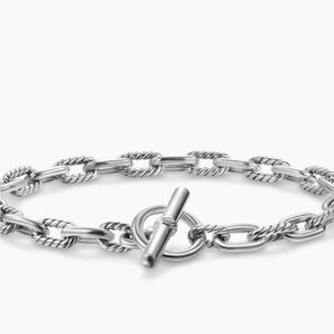 David Yurman Silver Twisted Link Bracelet